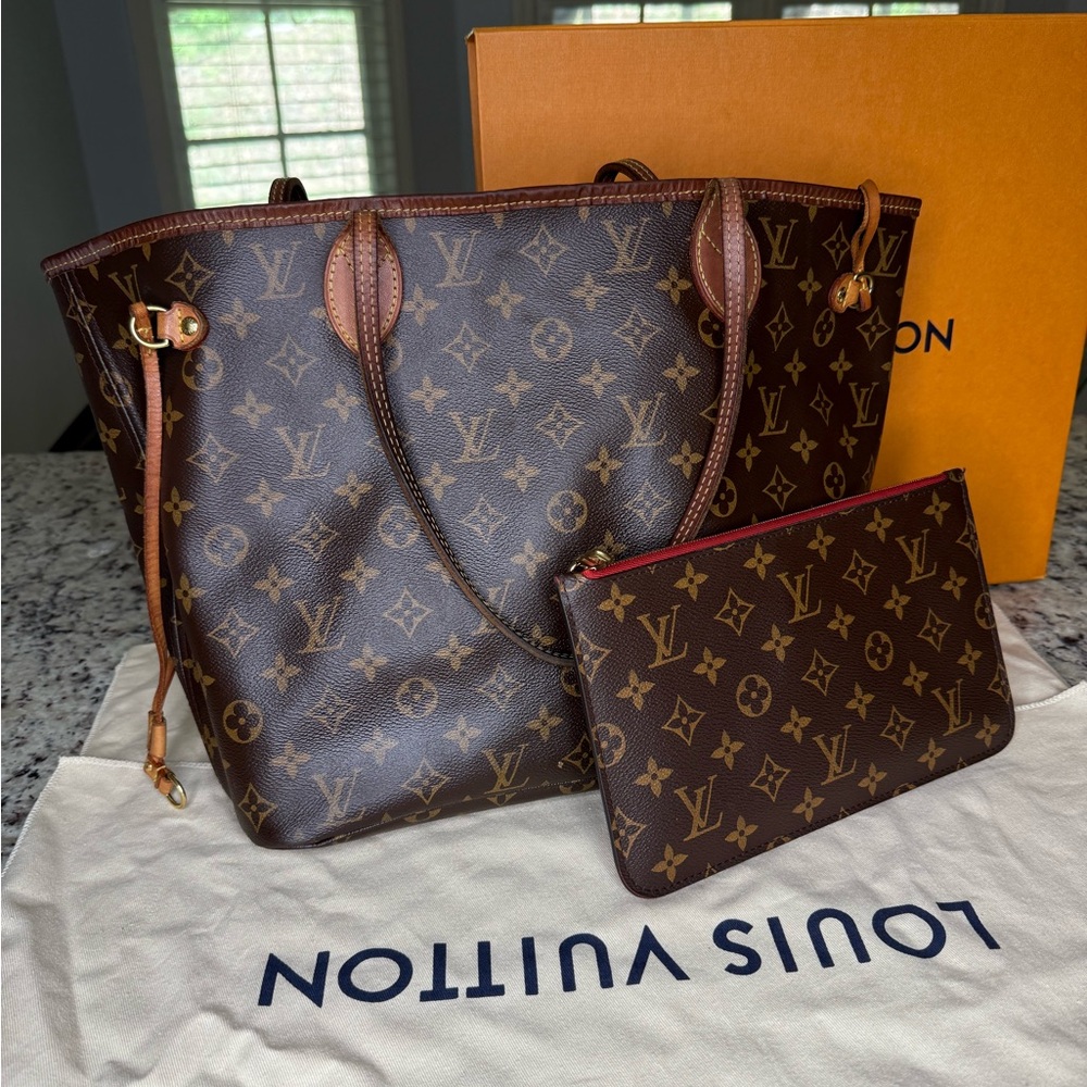 Louis Vuitton Brown Monogram Tote Bag